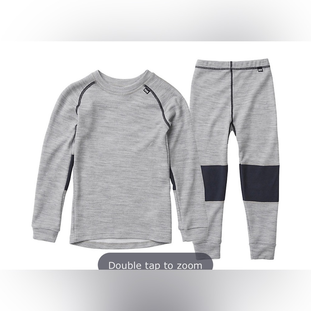 Helly-Hansen Kids Hh LIFA Merino Wool 2-Layer Thermal Baselayer Set size kids 5
